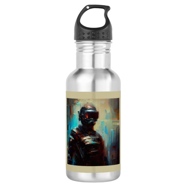 Garrafa SF - Cyberpunk Hero 1 (Frente)