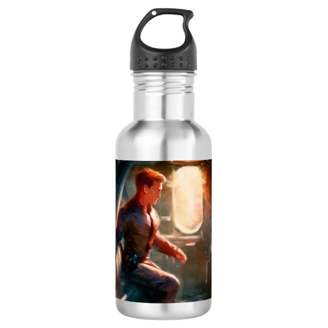 Garrafa SF Hero a bordo nave espacial 1 (Frente)