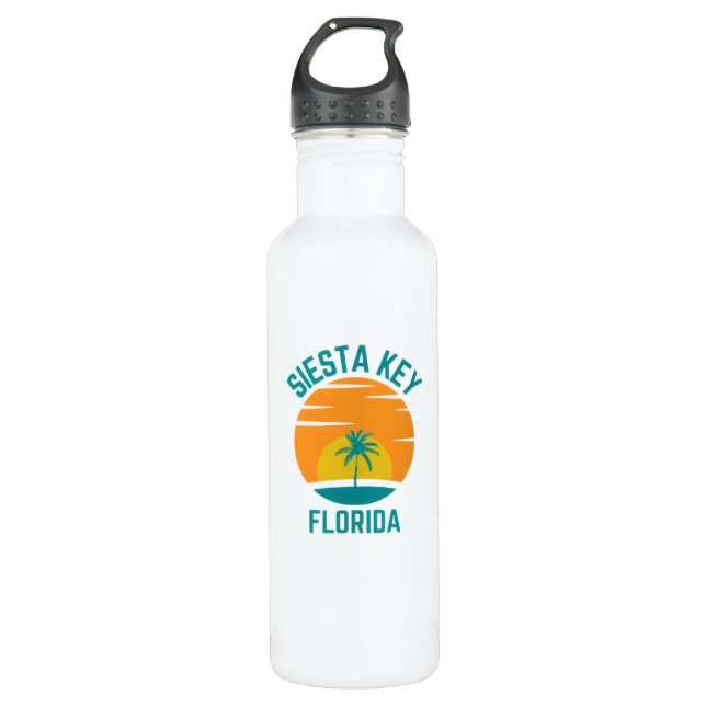 Garrafa Siesta Key Florida Water Bottle (Frente)