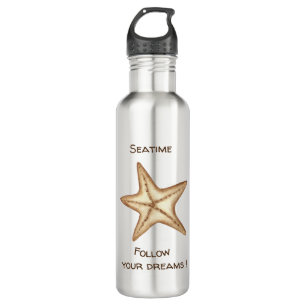 Garrafa Siga os seus sonhos com a aquarela Seatime Starfis