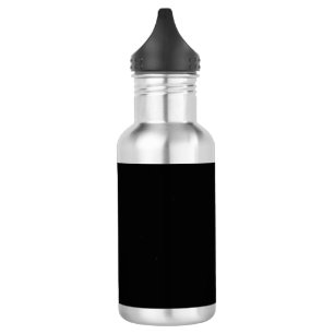 Garrafa Silhueta de Gato Preto Minimalista