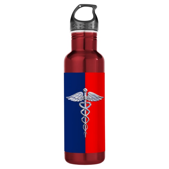 Garrafa Silver Caduceus Medical SymLeague (Frente)