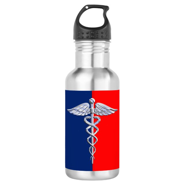 Garrafa Silver Caduceus Medical SymLeague (Frente)