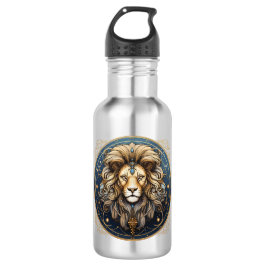 Garrafa Símbolo de Leão em Greve Trabalho de arte