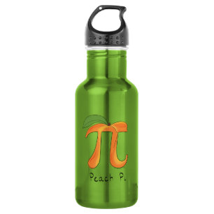 Garrafa Símbolo de Pêssego Pi Professor de Matemática