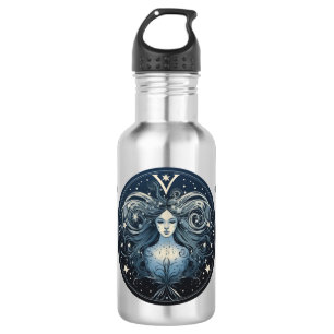 Garrafa Símbolo de Virgo em Greve - Trabalho de arte