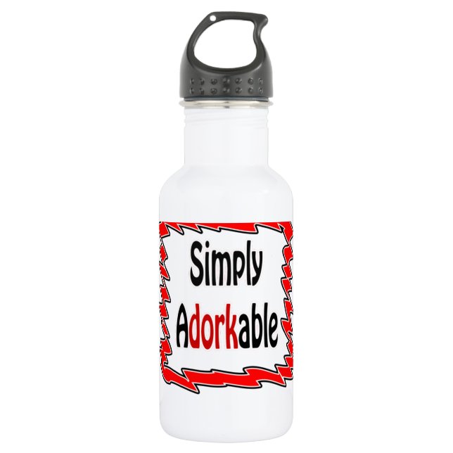 Garrafa Simplesmente Adorável (Frente)