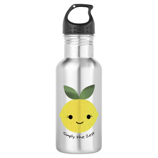 Garrafa Simplesmente o limão Kawaii mais bonito (Frente)
