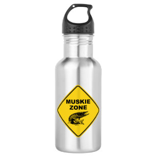 Garrafa Sinal da Zona de Pesca Muskie