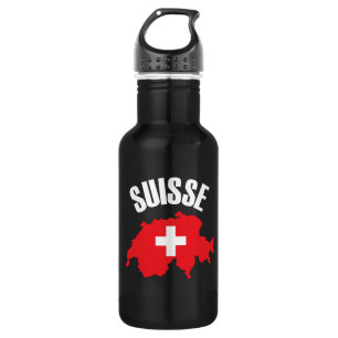 Garrafa Sinalizador de Mapa de Suiça do Suisse