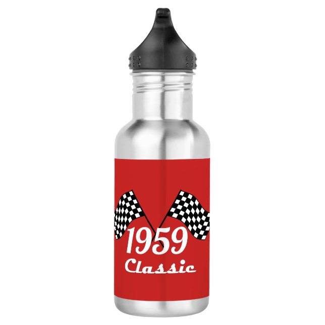 Garrafa Sinalizador Verificado Clássico Preto e Branco 195 (Direita)