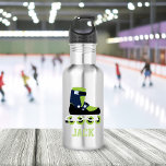 Garrafa Skates de cilindro para crianças personalizadas<br><div class="desc">Design personalizado para seus pequenos atletas e fãs esportivos.</div>