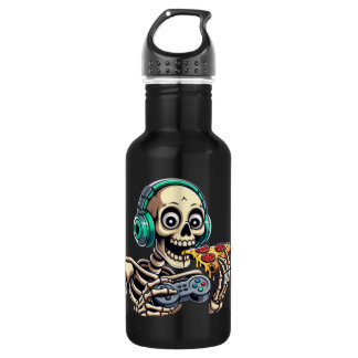 Garrafa Skeleton: Jogos da Pizza Cheesy