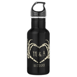 Garrafa Skeleton Mãos Casamento Personalizado em Forma de 