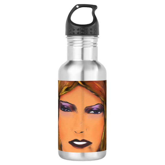 Garrafa Sketch da Sultry Woman (Frente)
