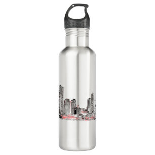 Garrafa Skyline de Chicago moderna