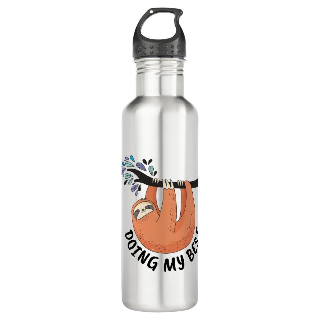 Garrafa Sloth fazendo o meu melhor (Frente)