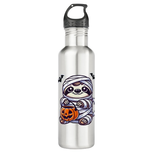 Garrafa Sloth Halloween Mummy Kids Men Sloth Classic (Frente)