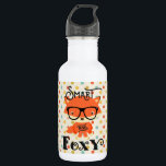 Garrafa Smart E Foxy-Pontos Drinkware<br><div class="desc">Está aqui o lookin' em você, na senhorita Smart E Foxy! Hidrato com um sass pequeno. Você pode suprimir do fundo das bolinhas em troca de uma cor sólida de sua escolha. Adicione o texto para personalizá-lo mais.</div>