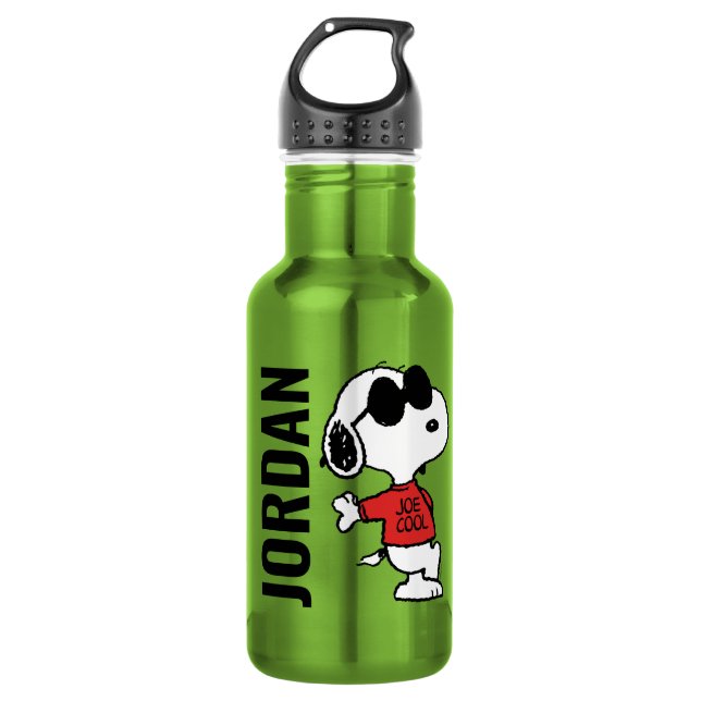 Garrafa Snoopy "Joe Cool" em pé (Frente)