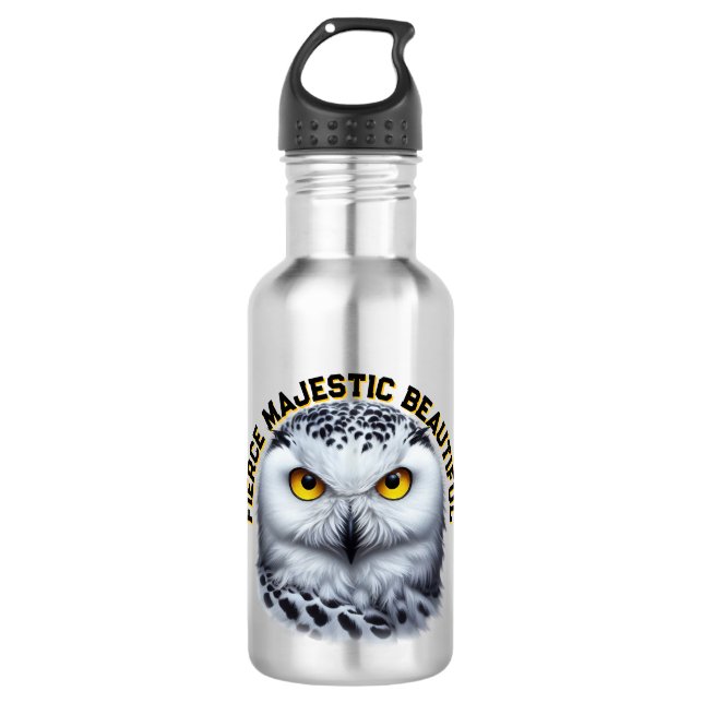 Garrafa Snowy Owl Fierce Majexpressa linda (Frente)
