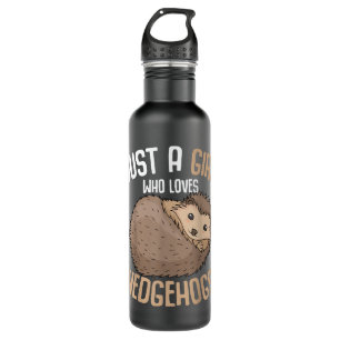 Garrafa Só Uma Menina Que Ama Hedgehogs Meninas Hedgehog