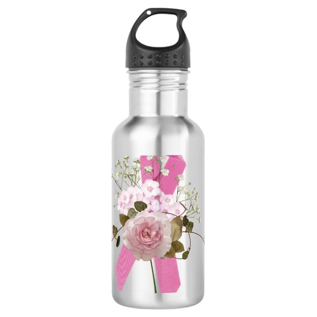 Garrafa Sobrevivente de fita PInk (Frente)