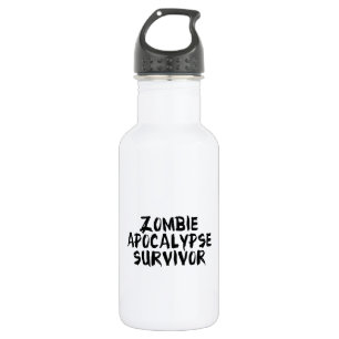 Garrafa Sobrevivente do apocalipse do zombi