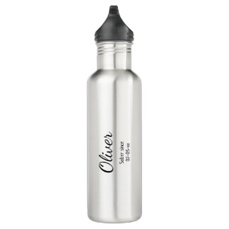 Garrafa Sobriety Custom Name (Nome personalizado da Sobrie