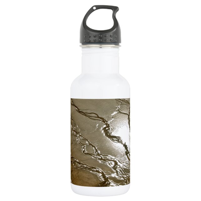 GARRAFA SOL REFLETINDO EM UMA POÇÃ TERMAL VULCÂNICA (Frente)