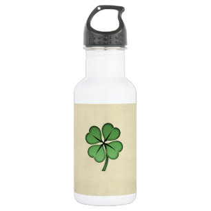 Garrafa Sortudo Trevo Irlandês Elegante