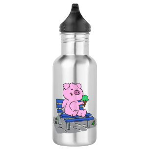 Garrafa Sorvete engraçado para comer porco   escolher cor 