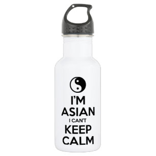Garrafa Sou asiático, não consigo ficar calmo