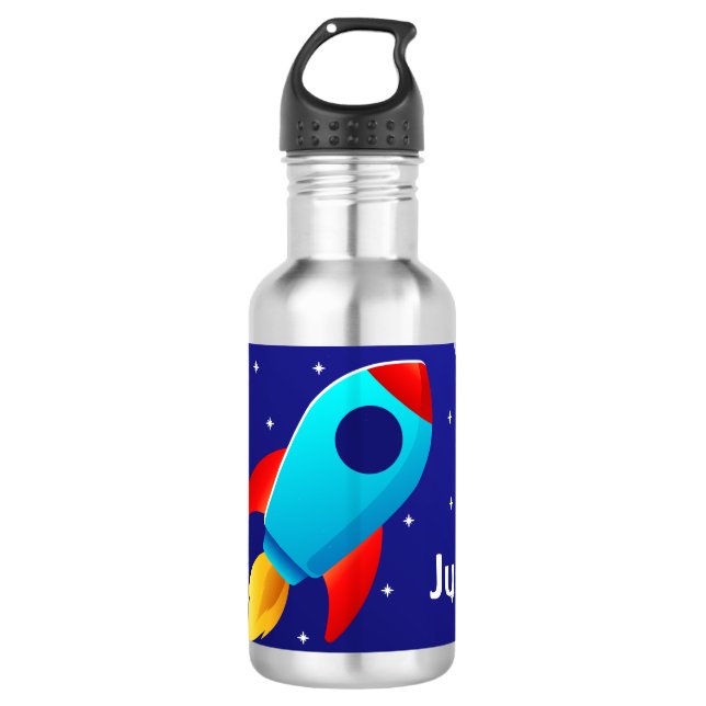 Garrafa Space Adventure Rocket Design (Frente)