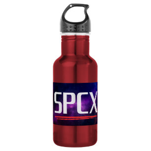 Garrafa SPCX SpaceX IPO Investidor Design   Ação Espacial 