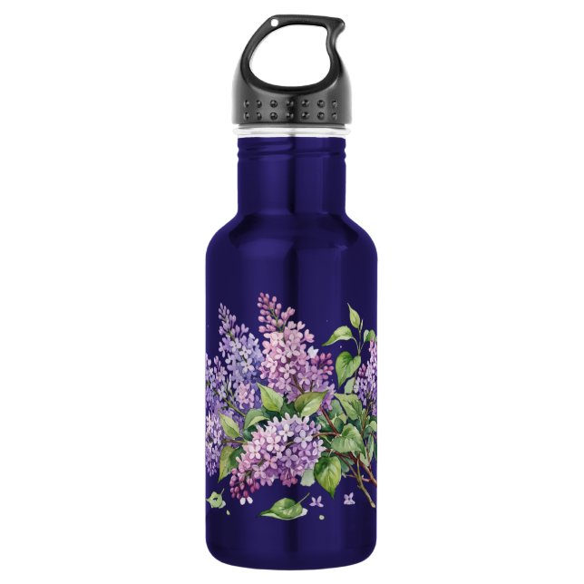 Garrafa Spring Lilacs Water Bottle (Frente)