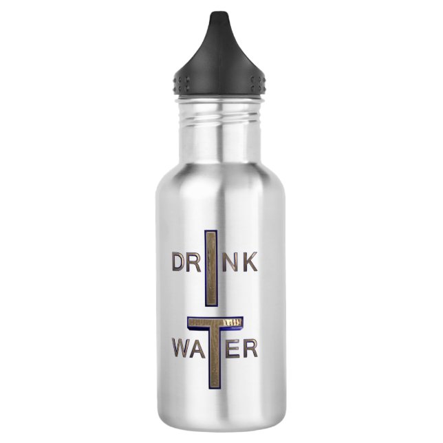 Garrafa Stainless Steel Water Bottle – Drink Water (Esquerda)