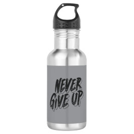 Garrafa Stainless Steel Water Bottle – Motivational Design