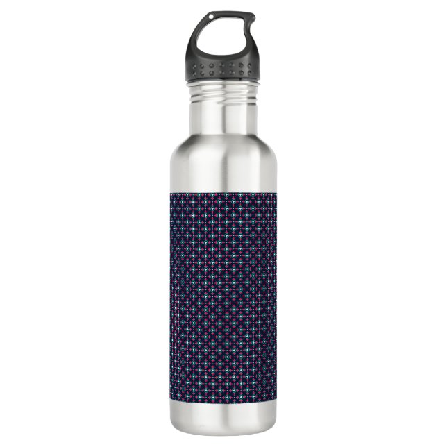 Garrafa Stainless steel water bottle with a black lid (Frente)