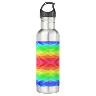 Garrafa Stainless steel water bottle with a vibrant