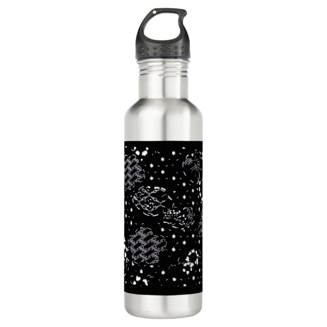 Garrafa Starlight Silkscreen flask design (Frente)