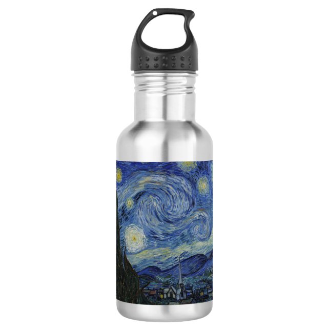 Garrafa Starry Night por Vincent Van Gogh (Frente)