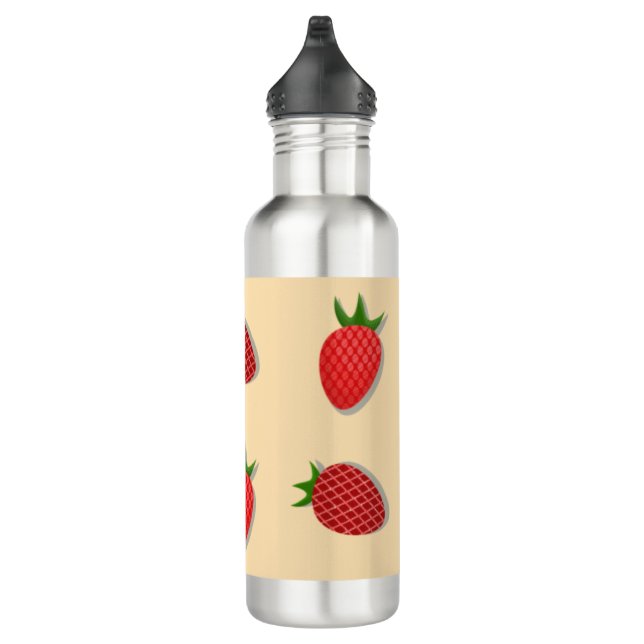 Garrafa Strawberry pattern for fruit summertime good vibes (Direita)