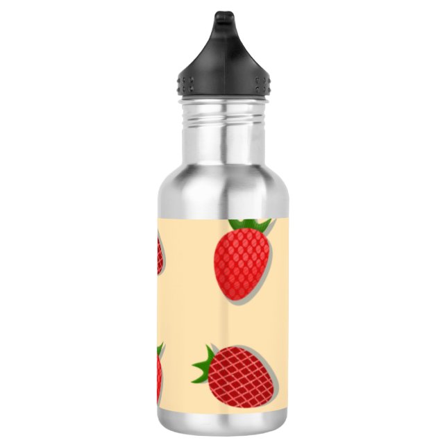 Garrafa Strawberry pattern for fruit summertime good vibes (Direita)