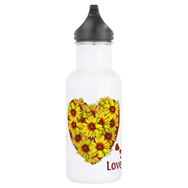 Garrafa Sunflower Heart Water Bottle (Direita)