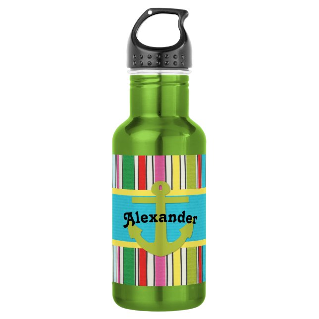 Garrafa Sunny Beach Stripes Boys (Frente)