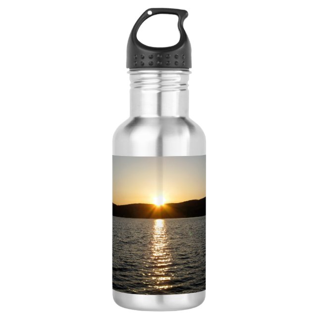 Garrafa Sunset on Serene Water (Frente)