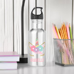 Garrafa Sweet Unicorn<br><div class="desc">Design personalizado de unicórnio feminino fofo.</div>