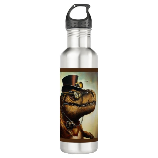 Garrafa T Rex Steampunk (Frente)