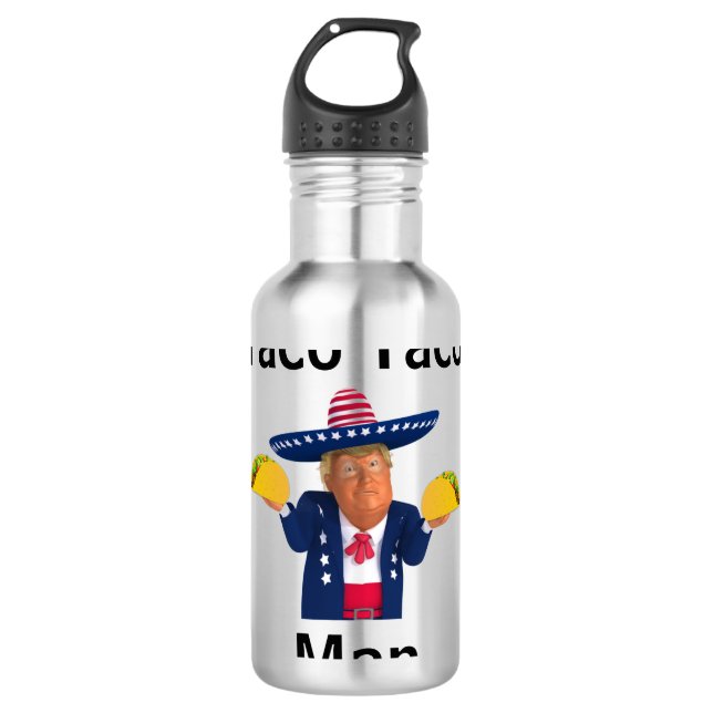 Garrafa Taco Taco Man Water Bottle (Frente)
